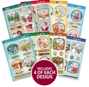 Christmas Crackers Luxury Card Toppers Kit